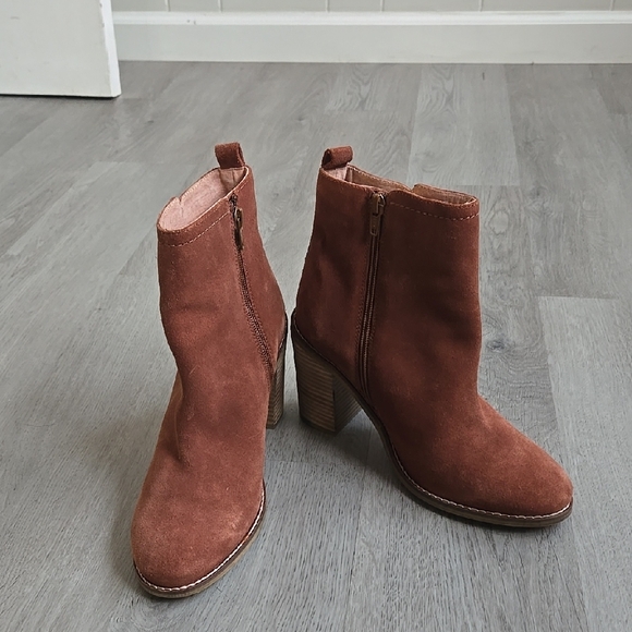 Seychelles Women's Ankle Boots, Pointed Toe, Brown Suede, Size 9 - Picture 8 of 10